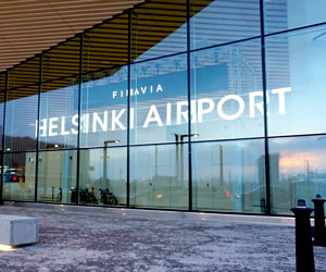 Helsinki Vantaa Airport front doors